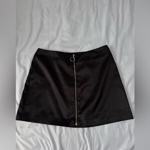 Forever 21 Zip front Mini Skirt